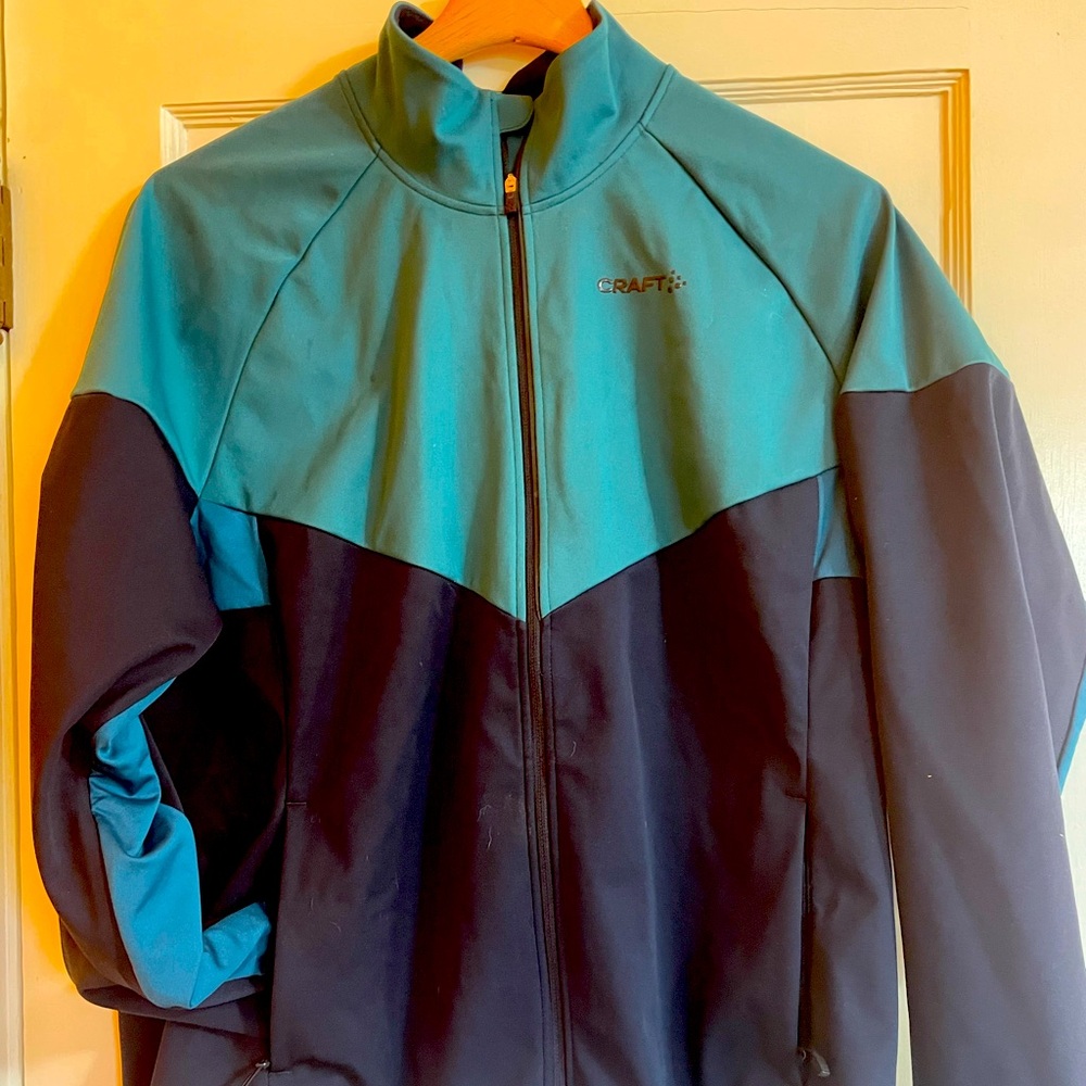 Craft Men’s Club Jacket Sz L Windproof!